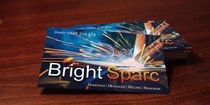Bright Sparc Business Cards
