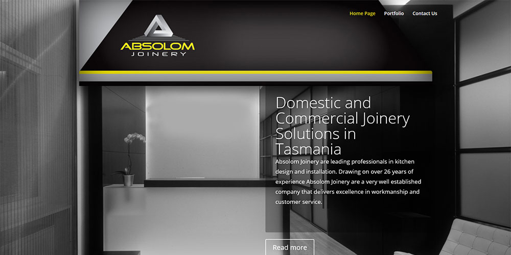 Webdesign Launceston Absolom Joinery